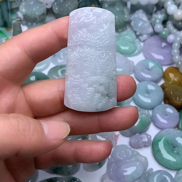 翡翠未镶嵌颈饰天然翡翠