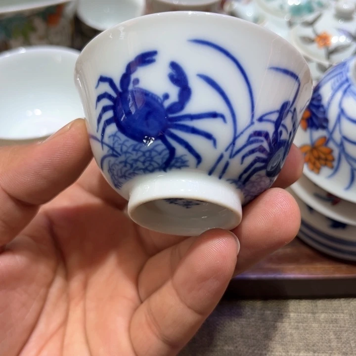 纯手绘精品盖碗杯