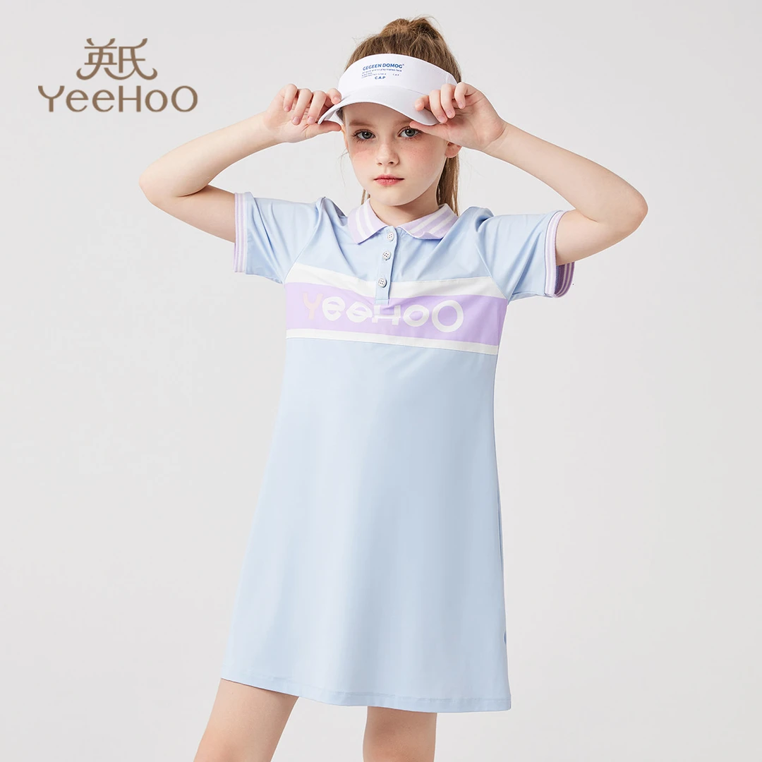 【粉丝专享】英氏女童运动连衣裙夏季儿童网球运动裙子YS2302147YFW