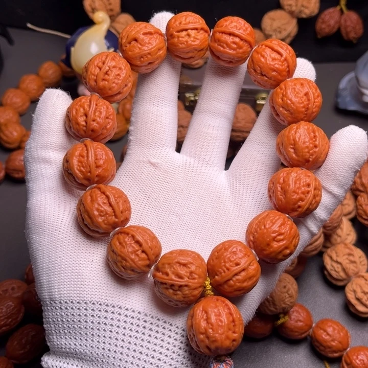 鵬***飝文玩核桃手串元宝