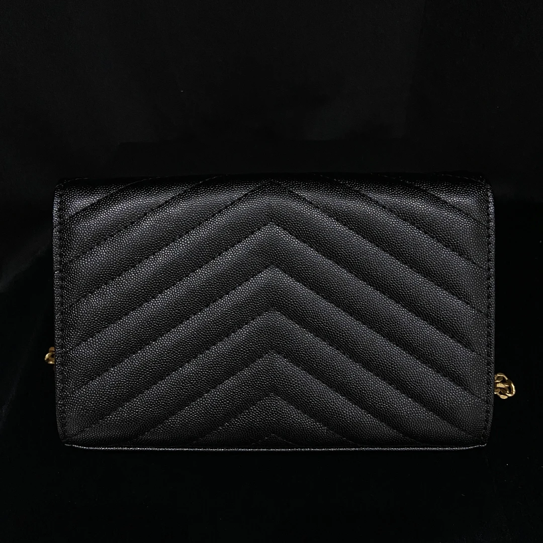 COCO DICV2025新款高端定制女包 鱼信封 白色黑色23cm 80217麦