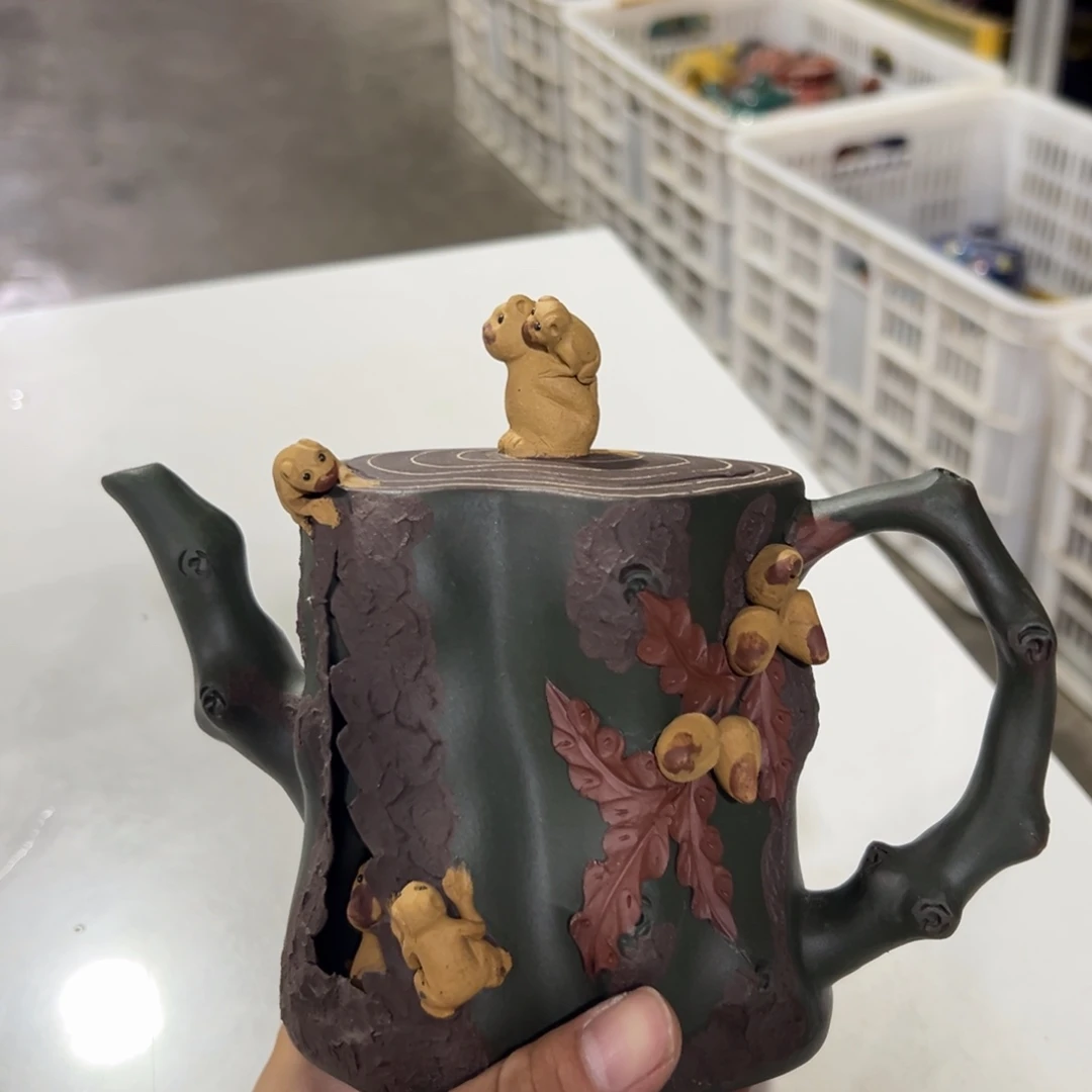 茶壶紫砂老厂紫砂壶一件！
