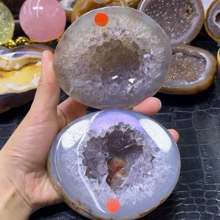 未镶嵌发饰水晶福利紫晶盆