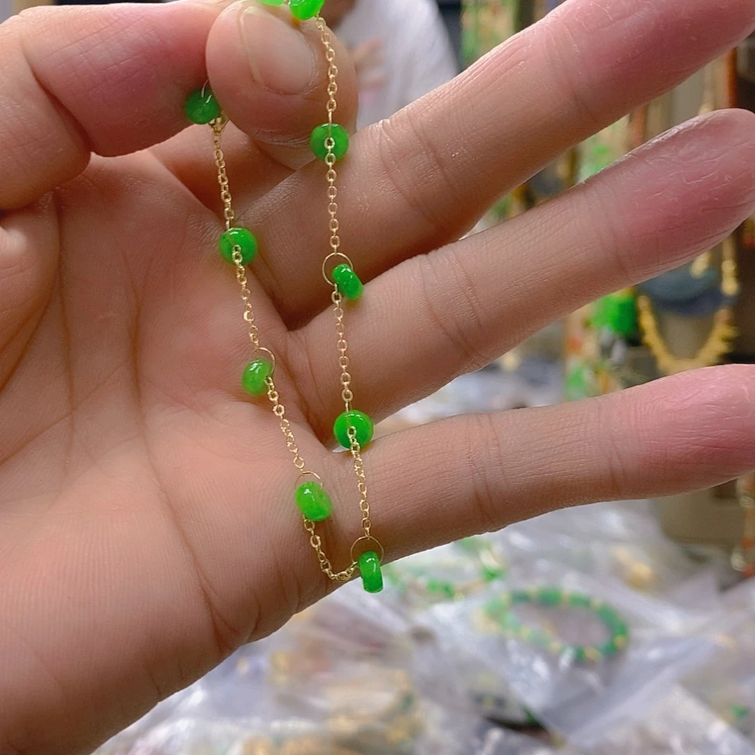 翡翠合金耳饰翡翠