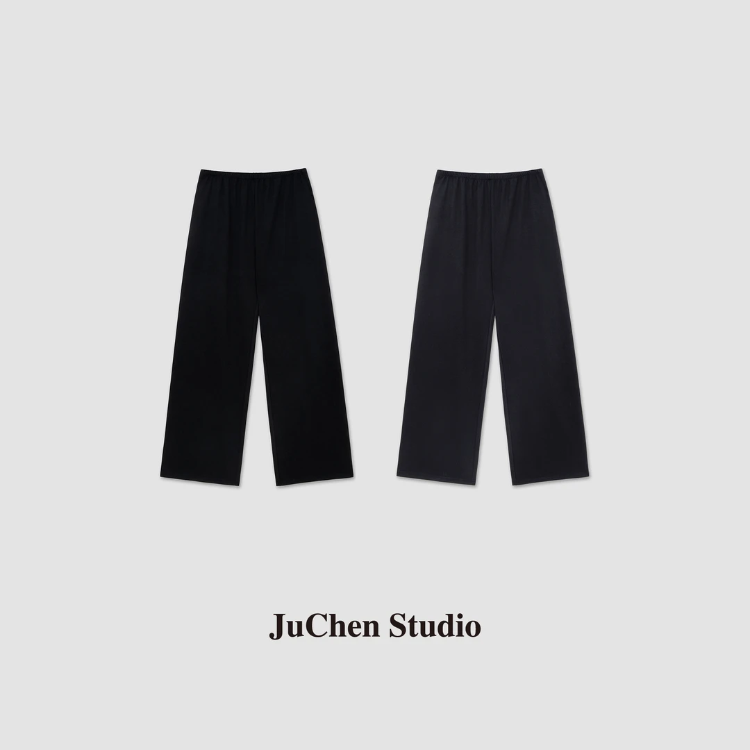 “果冻裤”软垂显瘦莫代尔窄版直筒弹力腰休闲裤 SS201001-05