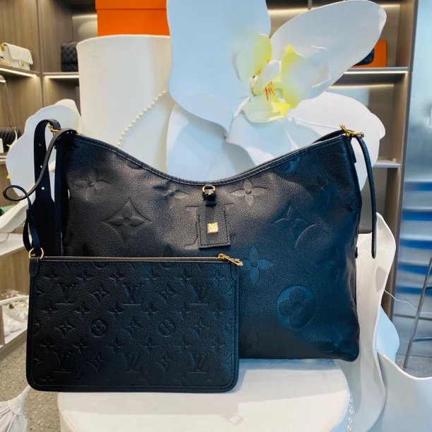99新 LouisVuitton/路易威登 carryall 中号 单肩包