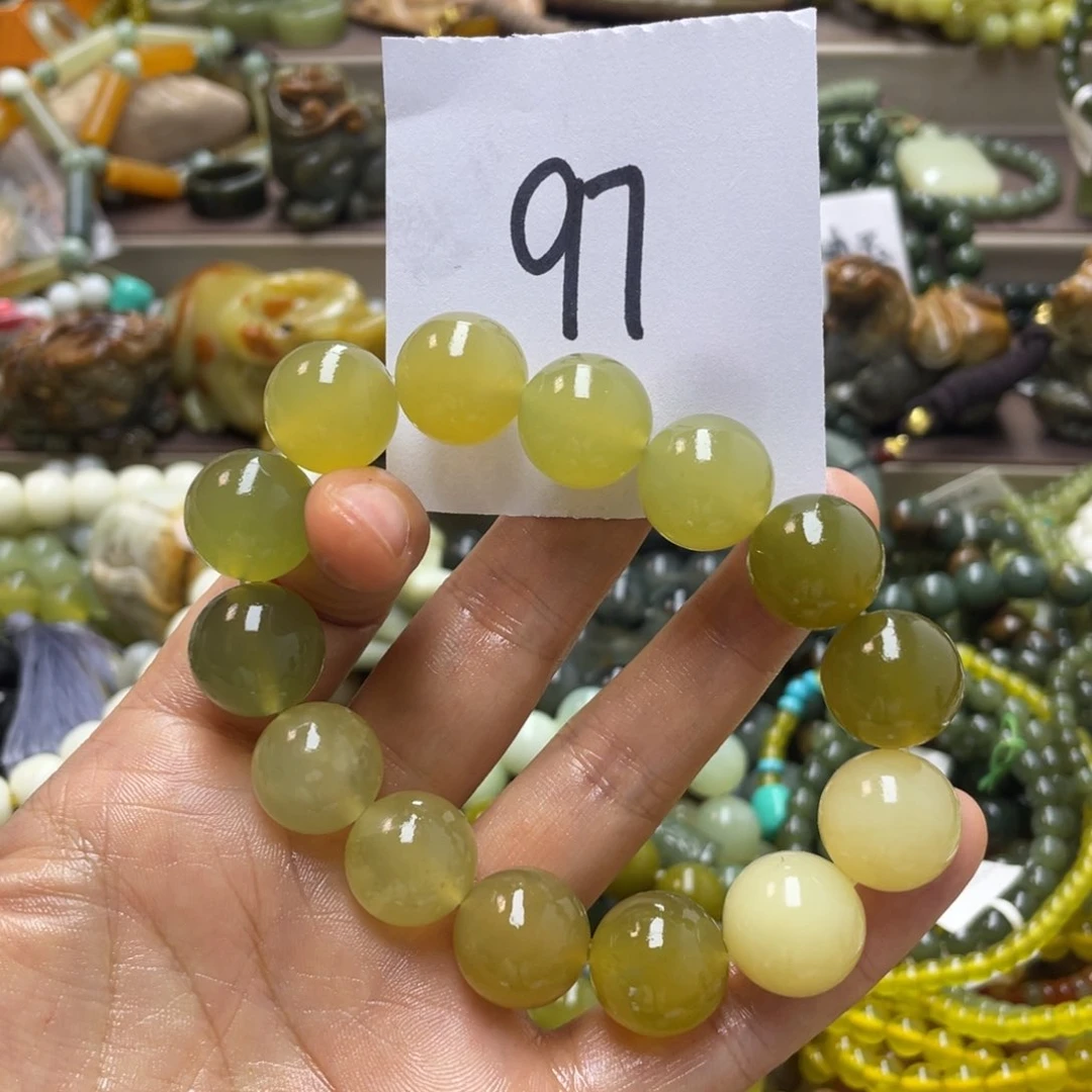 未镶嵌透闪石-蛇纹石玉手链