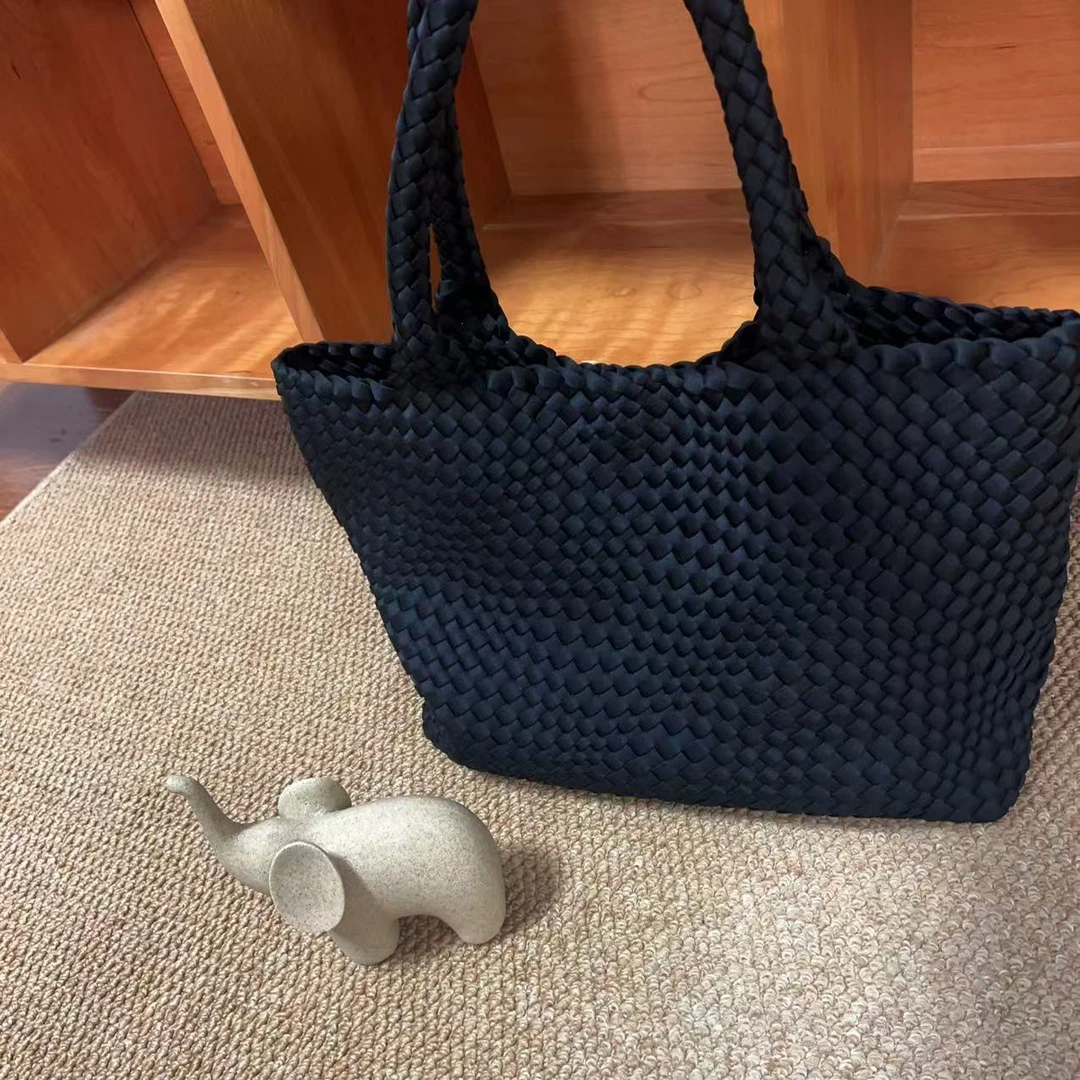 【那尚新品】时尚经典编织托特包