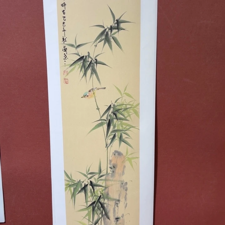 国画听兰老师花鸟