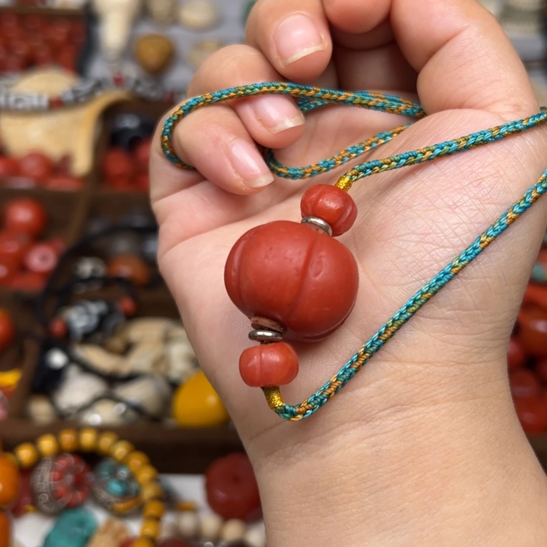 雪***梅凤眼菩提吊坠直播间珠子