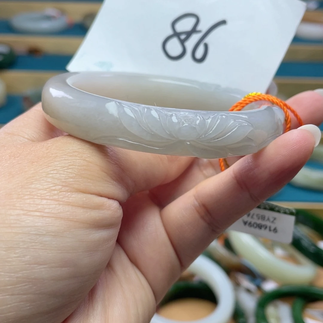 未镶嵌手镯和田玉圈口57