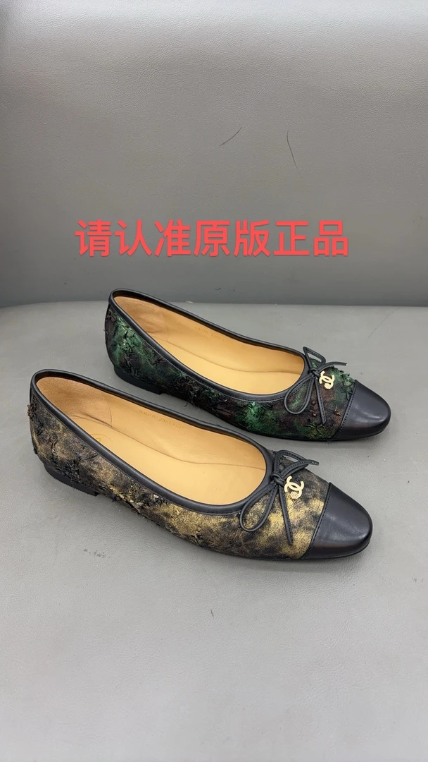 小香风软底好穿的一款鞋平跟胶粘防滑圆头纯色单鞋浅口