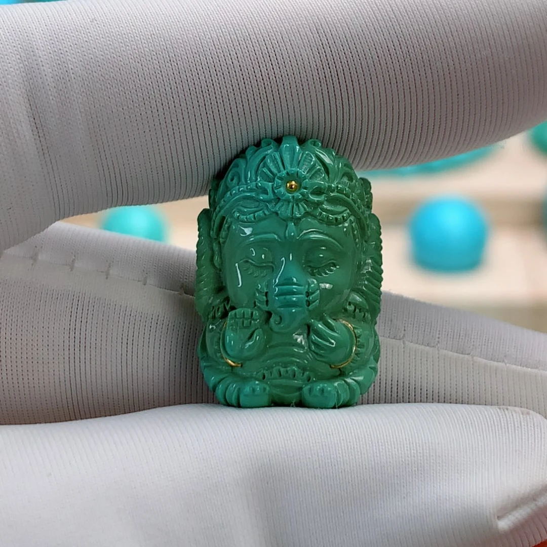 绿松石挂件未镶嵌