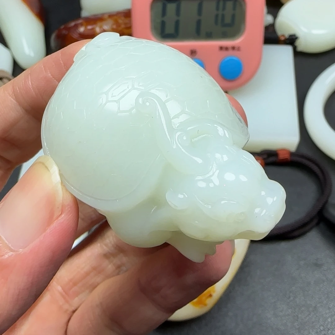 和田玉未镶嵌吊坠(不含链)