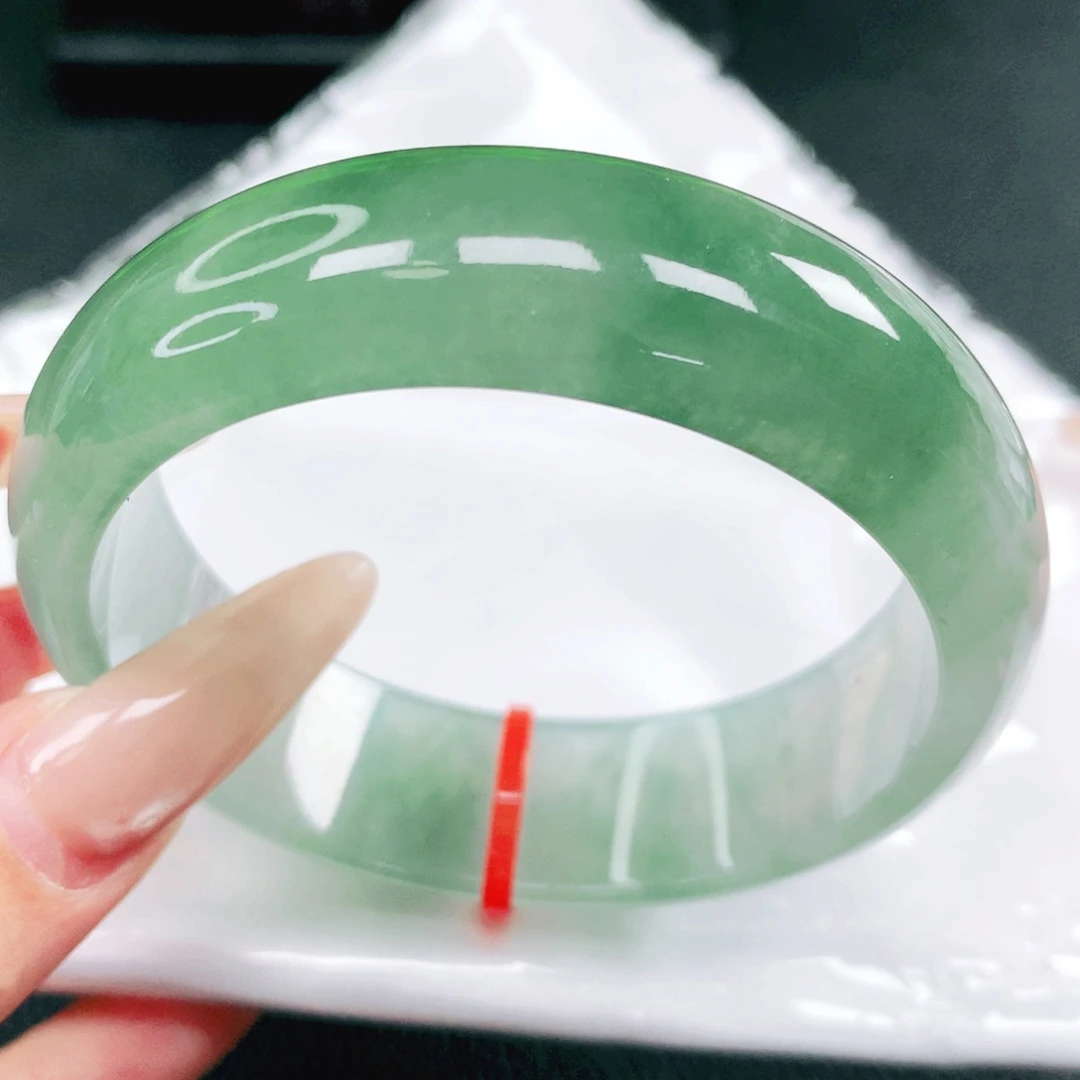 翡翠未镶嵌手镯58