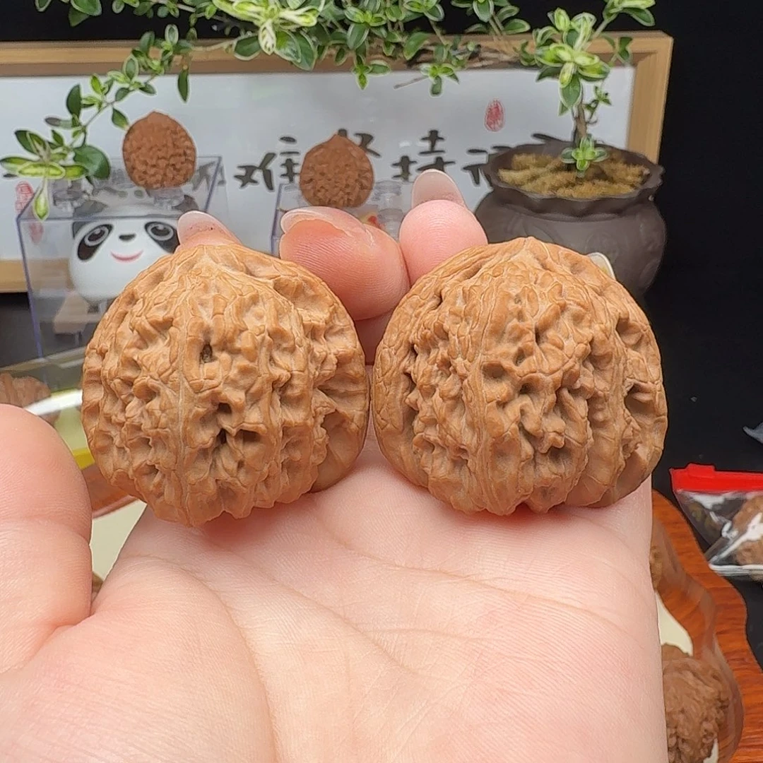 把件文玩核桃全品白狮子43