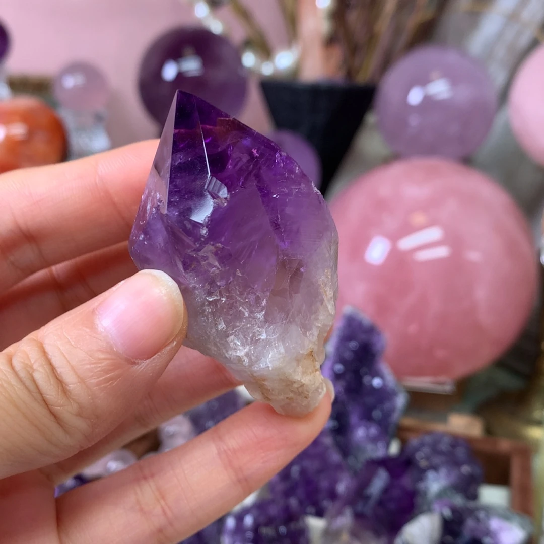 紫晶珠宝半成品未镶嵌紫水晶原石