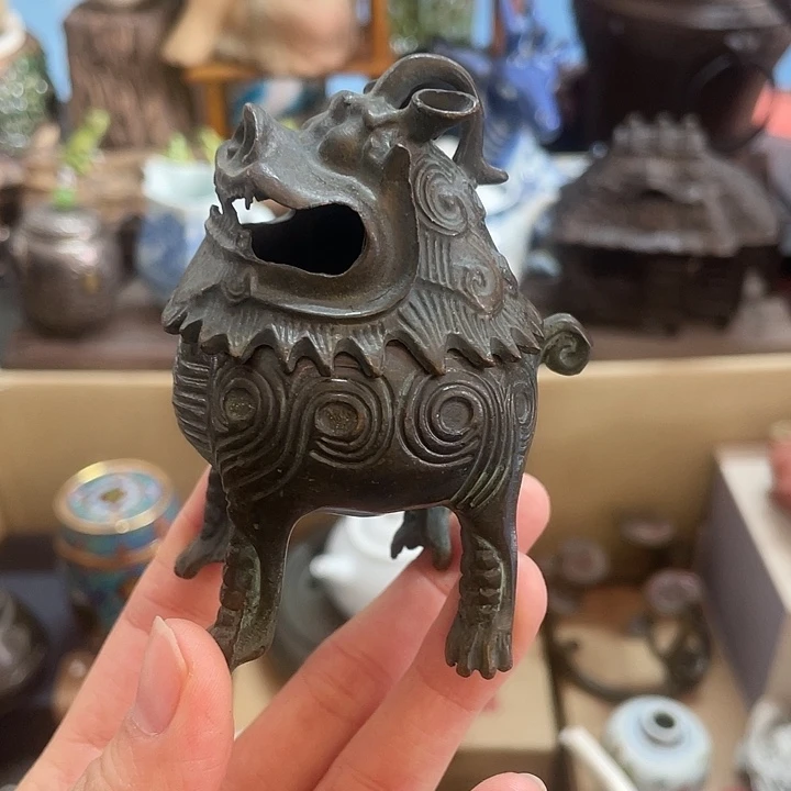 铜中古工艺品摆件