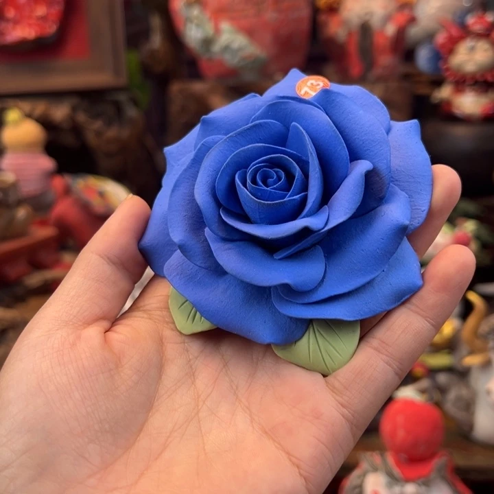 陶摆件小镇青花每日有新品