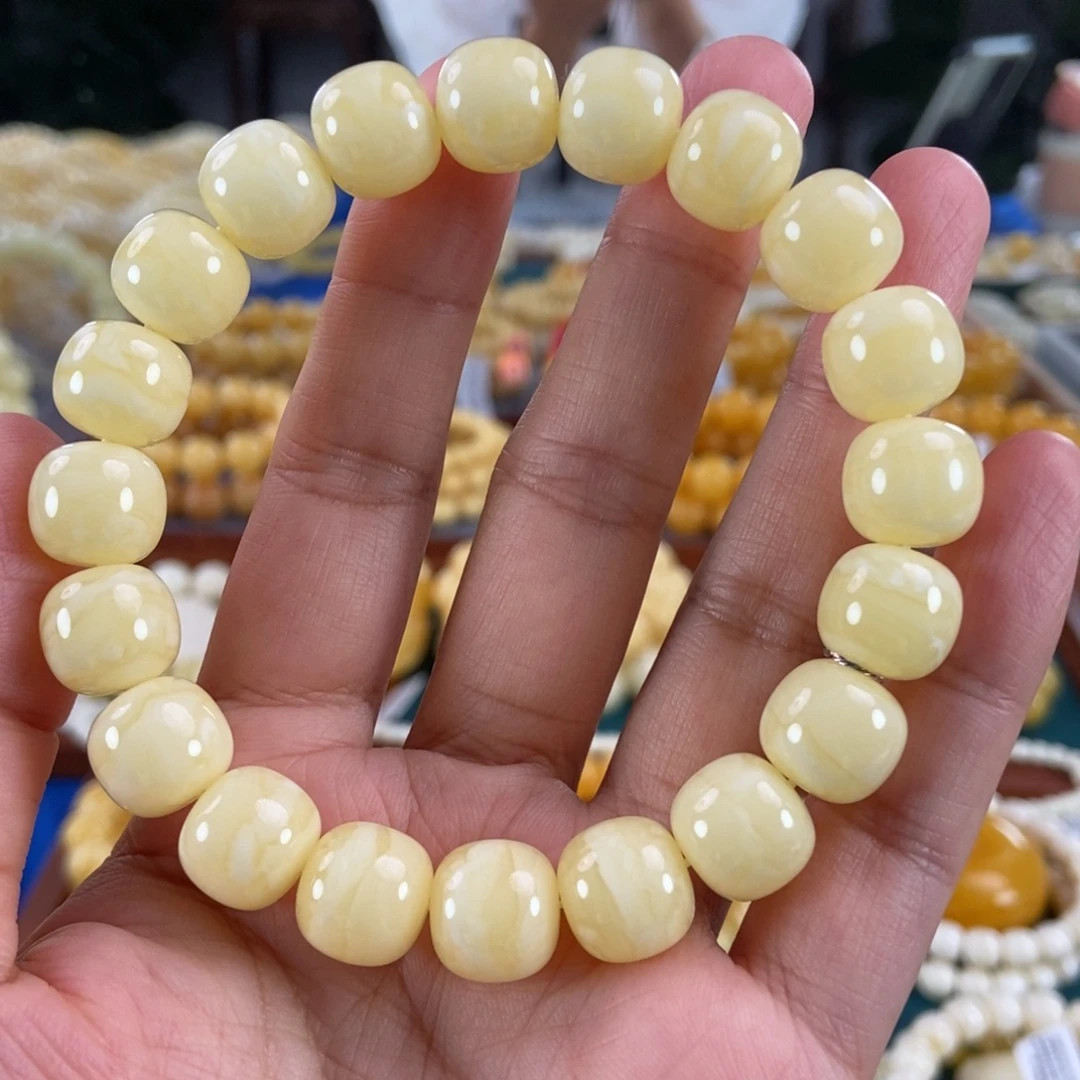 琥珀未镶嵌珠宝奇石12同料白蜡老型21.98