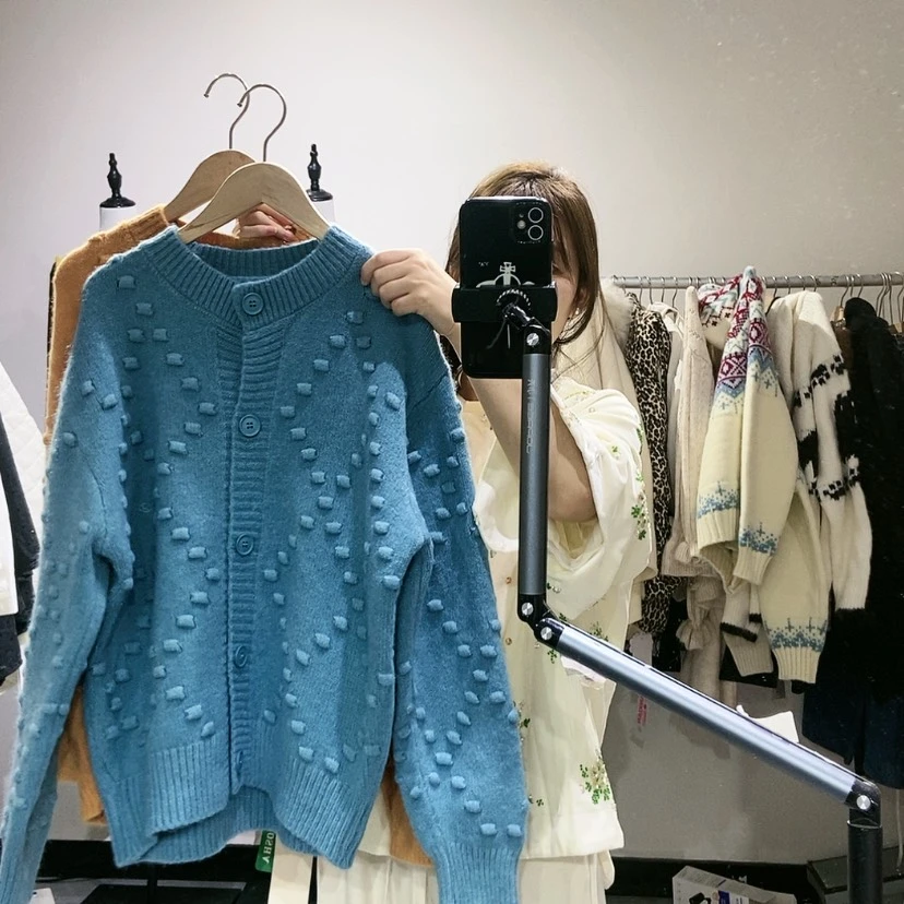 【闪购商品】蓝色开衫