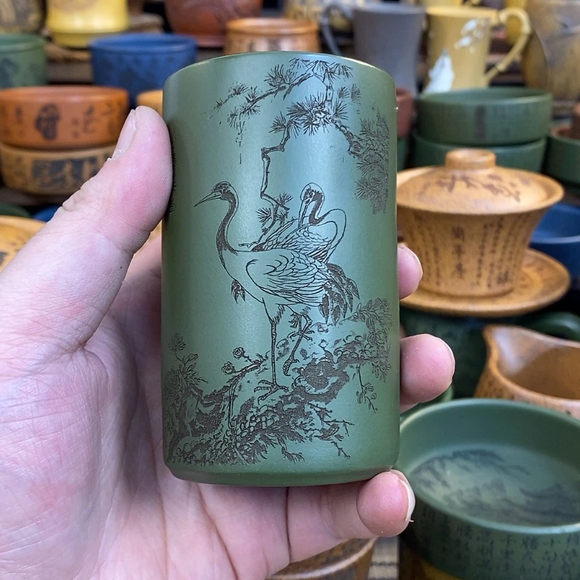 【闪购商品】紫砂杯子宜兴全手工紫砂杯