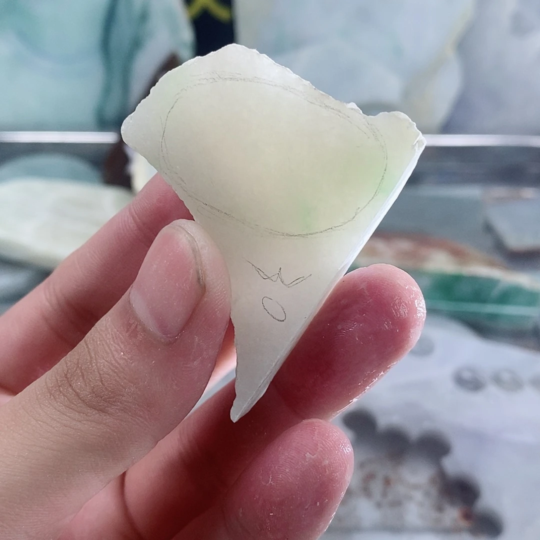翡翠散珠天然缅甸翡翠a货45
