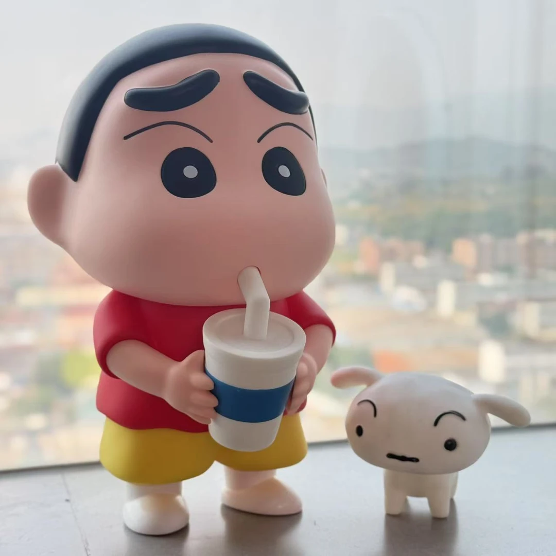 36cm可乐小新拍拍灯潮玩手办家居潮玩摆件搪胶手办生日礼物小新