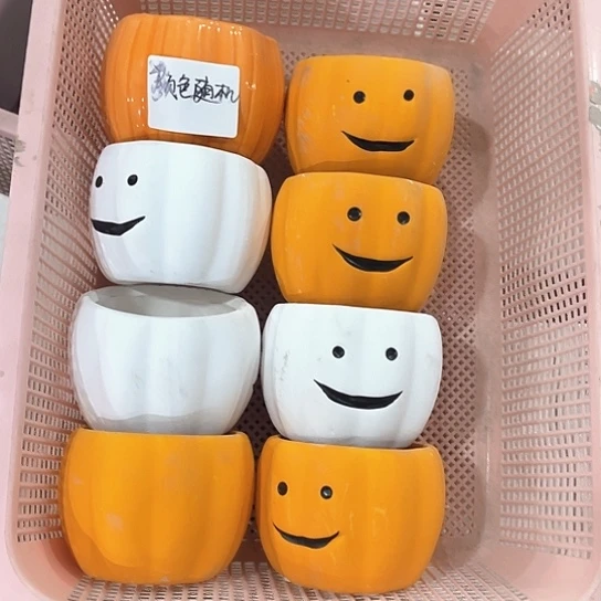 外贸尾货多肉绿植陶瓷花盆