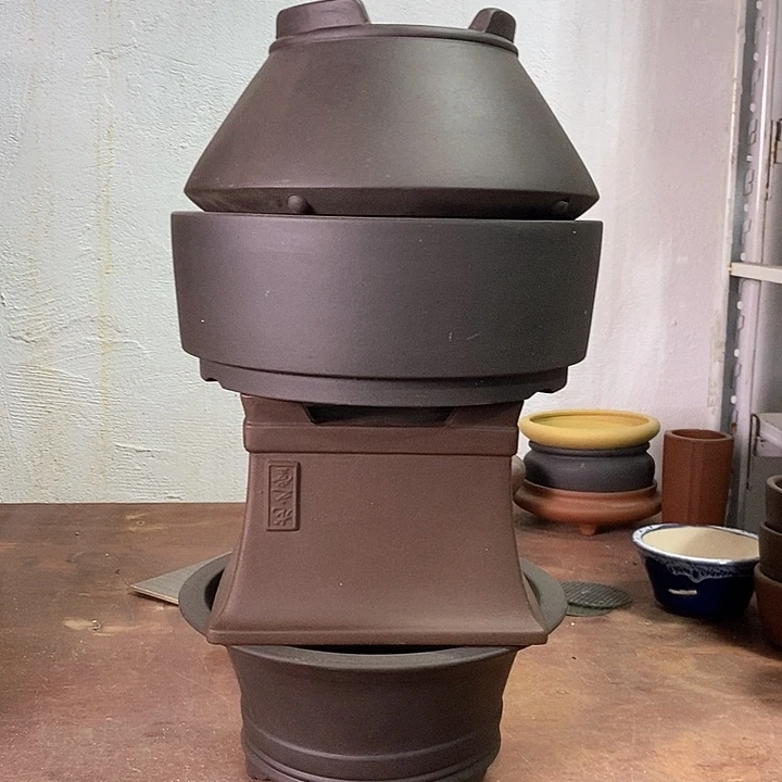 紫砂花盆今天下午