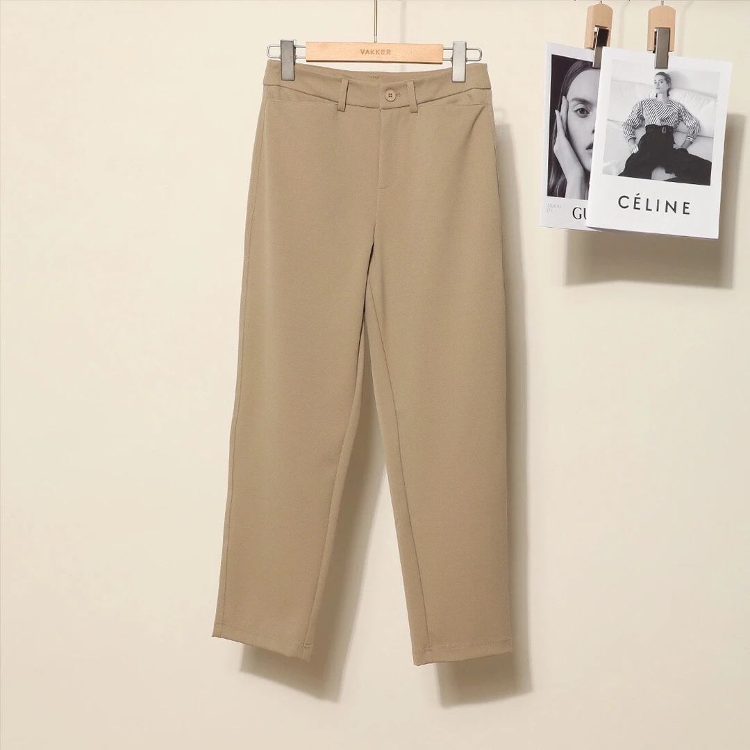 【赞妈甄选】春季新款通勤九分烟管裤百搭显瘦职业休闲裤ZM1702N
