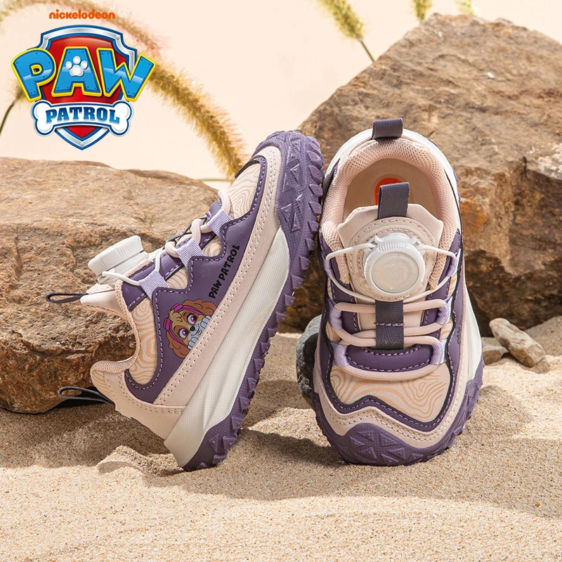 汪汪队2025新款女童运动鞋软底防滑3-6岁小童幼儿园儿童休闲鞋子