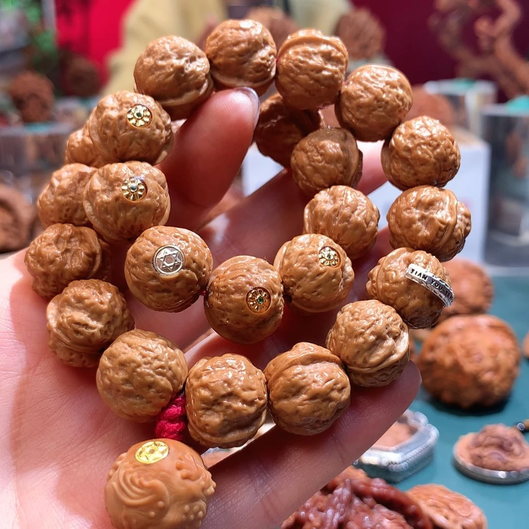 猴头核桃手串——————————-