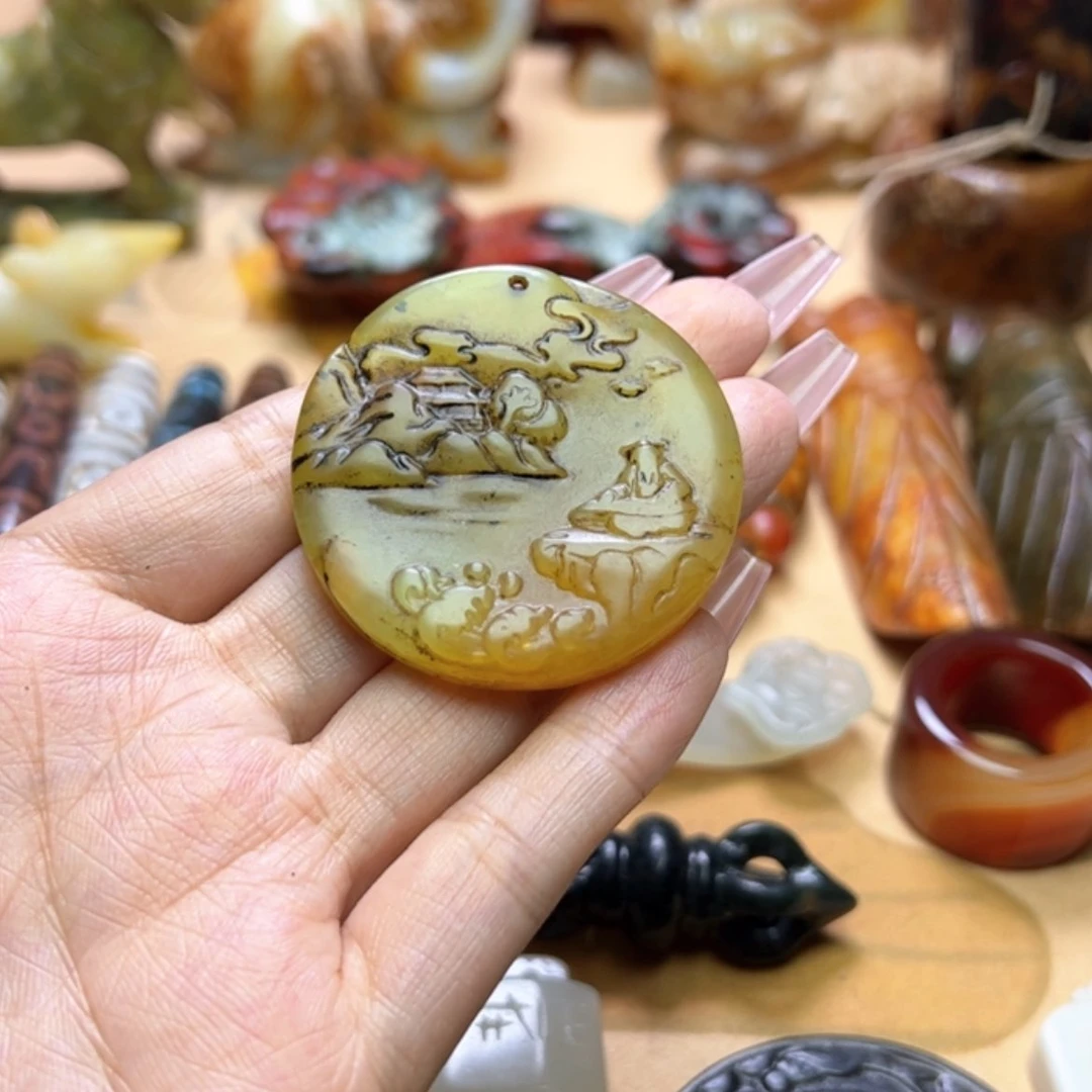 【闪购商品】蛇纹石玉颈饰未镶嵌