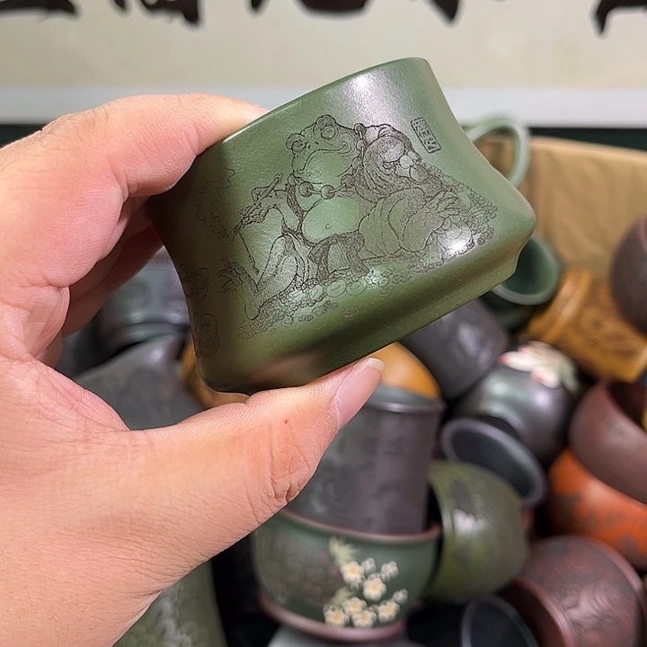 茶杯紫砂全手工紫砂主人杯