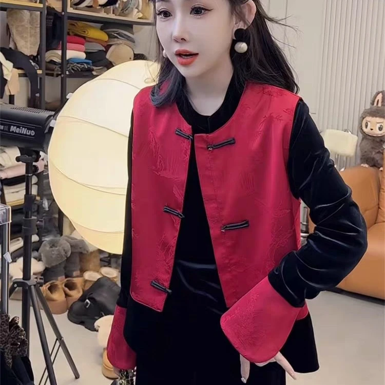 MEIZI时尚马甲套装8973梅