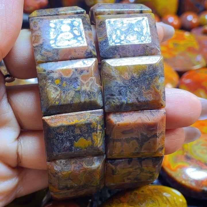 未镶嵌战国红手牌玛瑙/玉髓