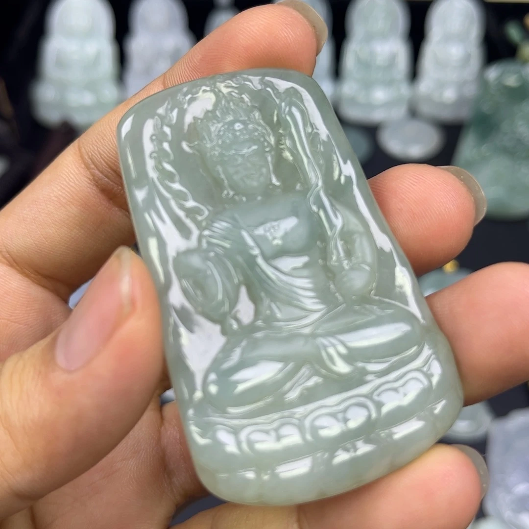翡翠未镶嵌颈饰缅甸天然翡翠