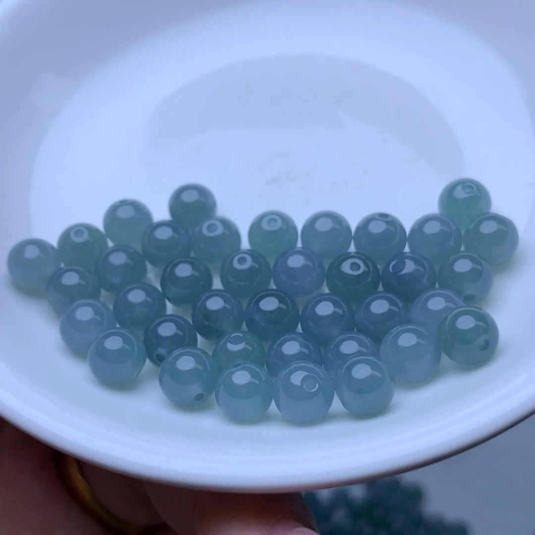 【闪购商品】未镶嵌手链翡翠卡6.8冰蓝水10个