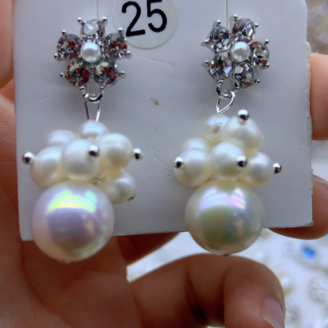 耳饰未镶嵌淡水珍珠