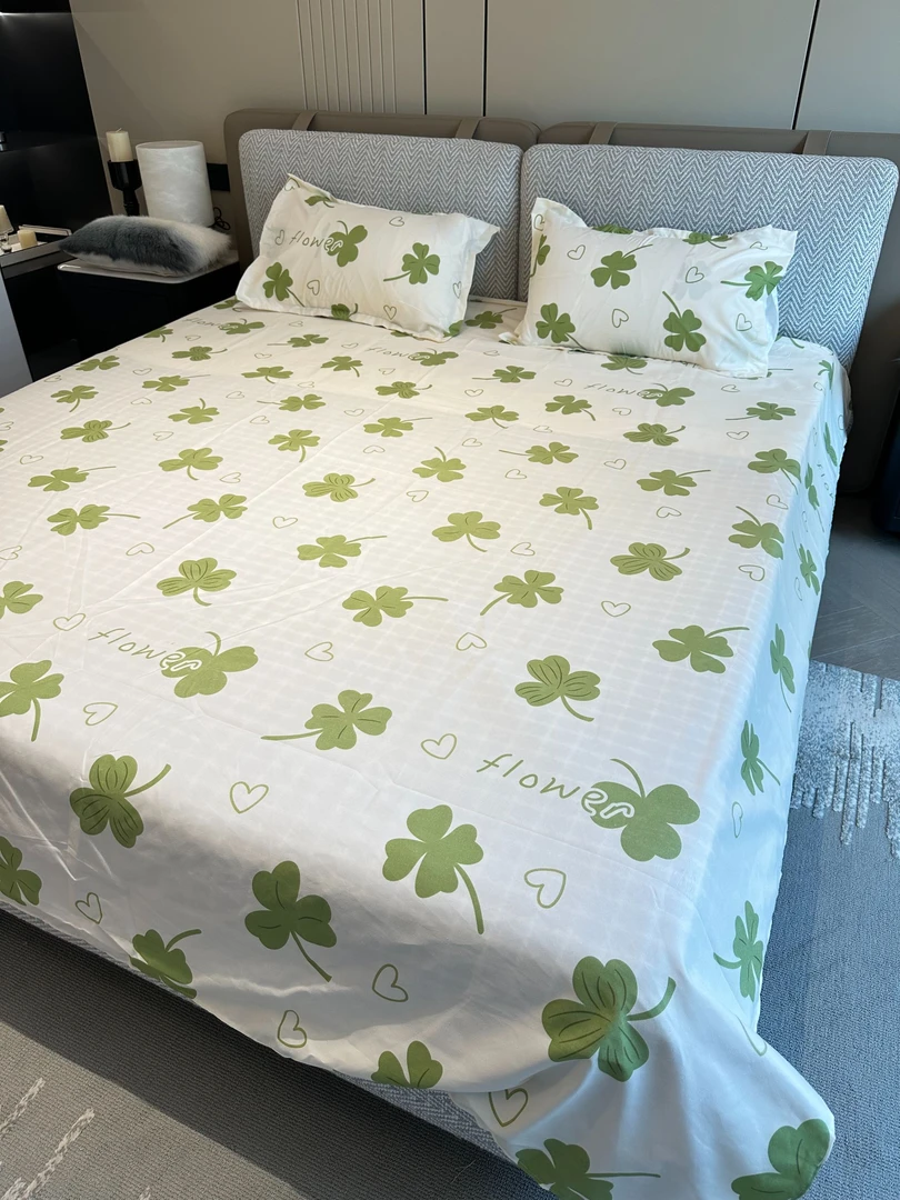 "四叶草“80支斜纹！床单2m×2.3m双人大床床单