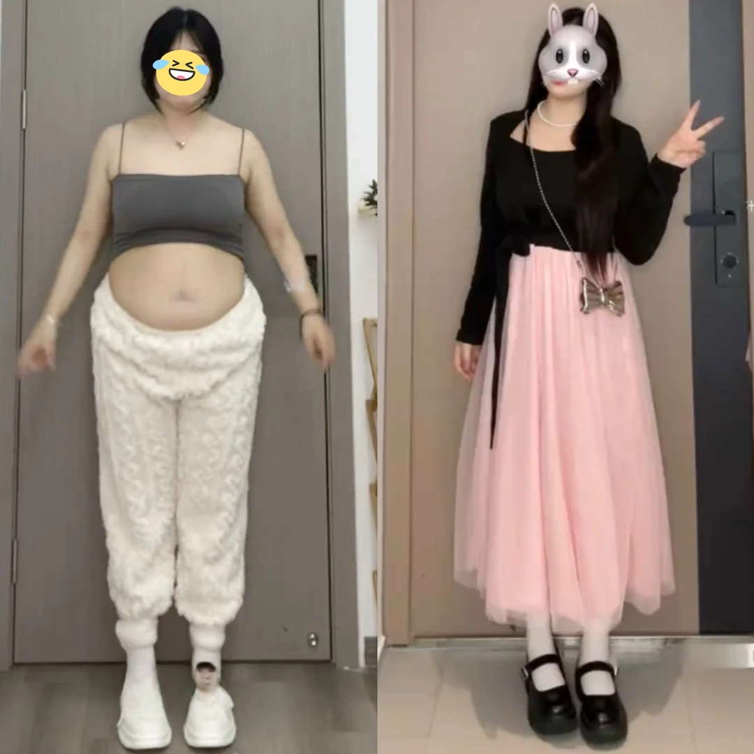 大码胖MM法式温柔风黑粉色长袖连衣裙女秋冬季高级感收腰系带长裙