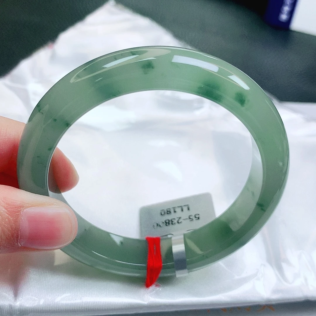 翡翠未镶嵌手镯缅甸天然a货翡翠手镯