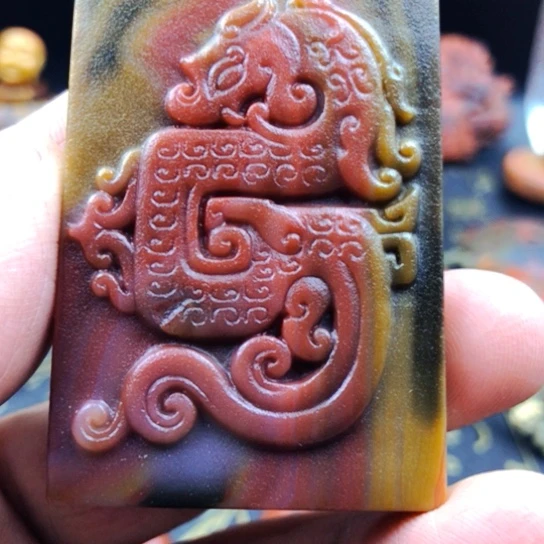 土***豆玛瑙/玉髓未镶嵌战国红玛瑙珠子配饰