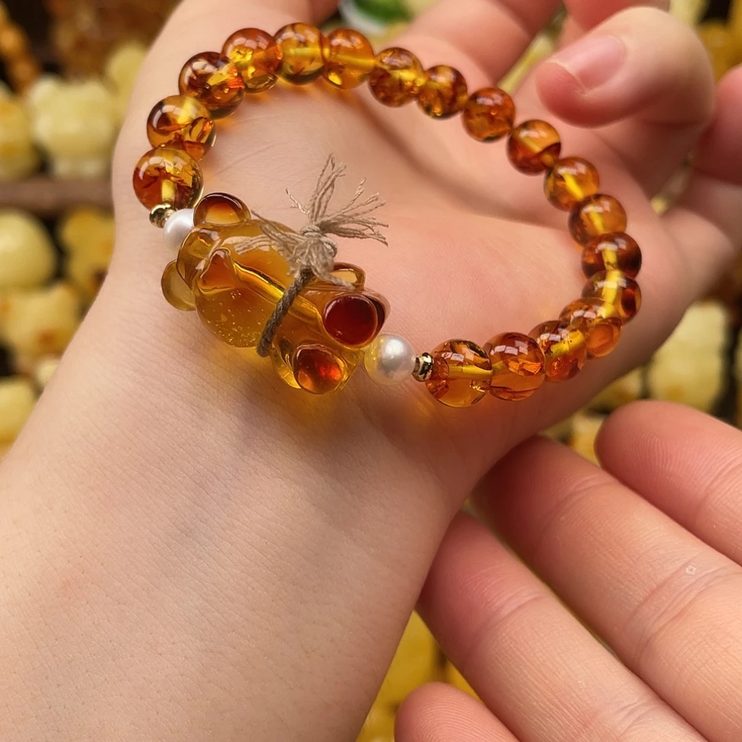 琥珀未镶嵌珠宝奇石