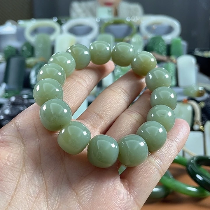 未镶嵌手链和田玉（糖玉）