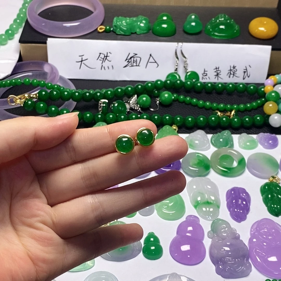 翡翠未镶嵌颈饰天然翡翠吊坠项链16
