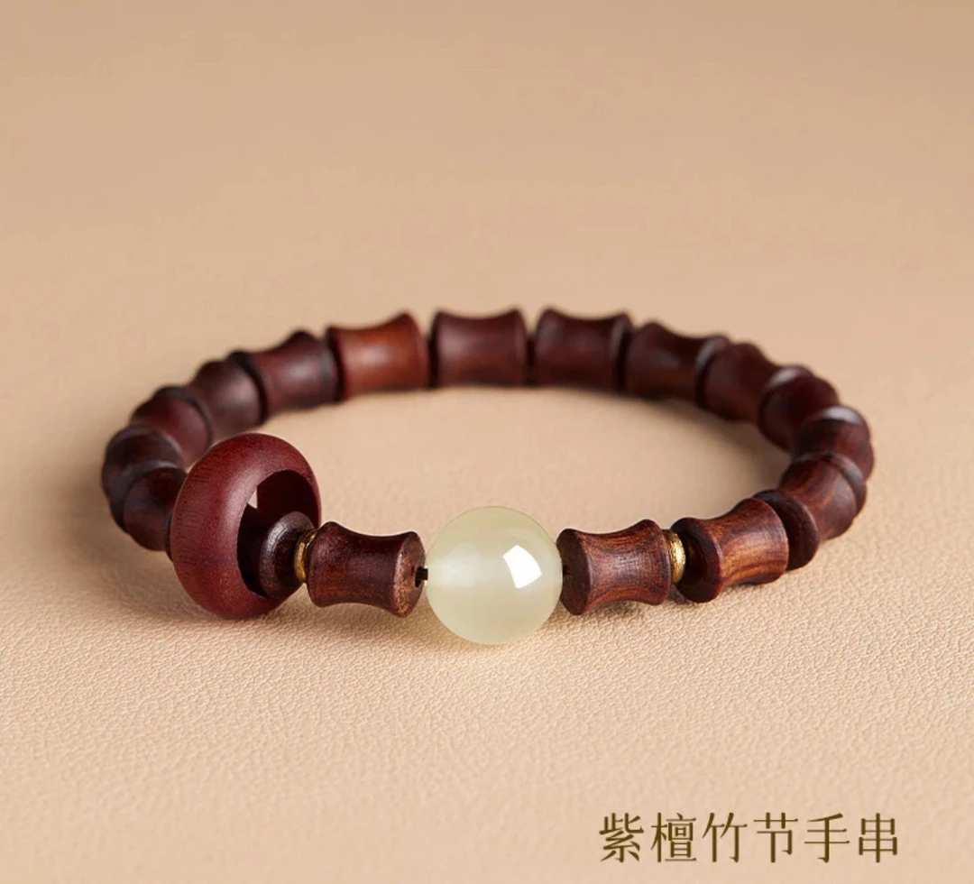 A37血檀竹节8*10mm【永夜款】020030