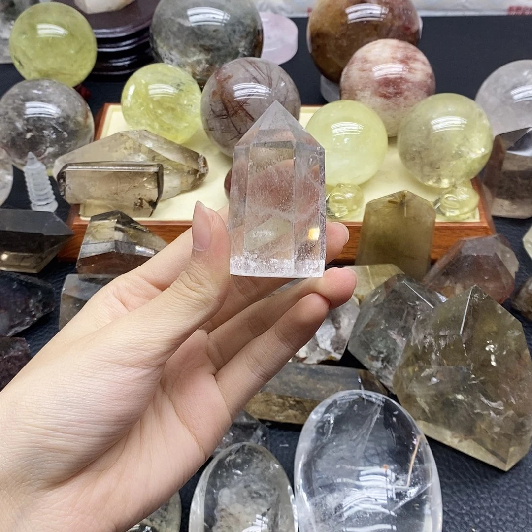 珠宝半成品水晶未镶嵌276水晶石