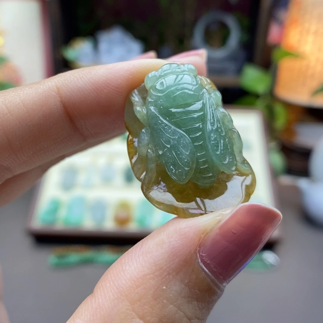 翡翠未镶嵌颈饰吊坠75